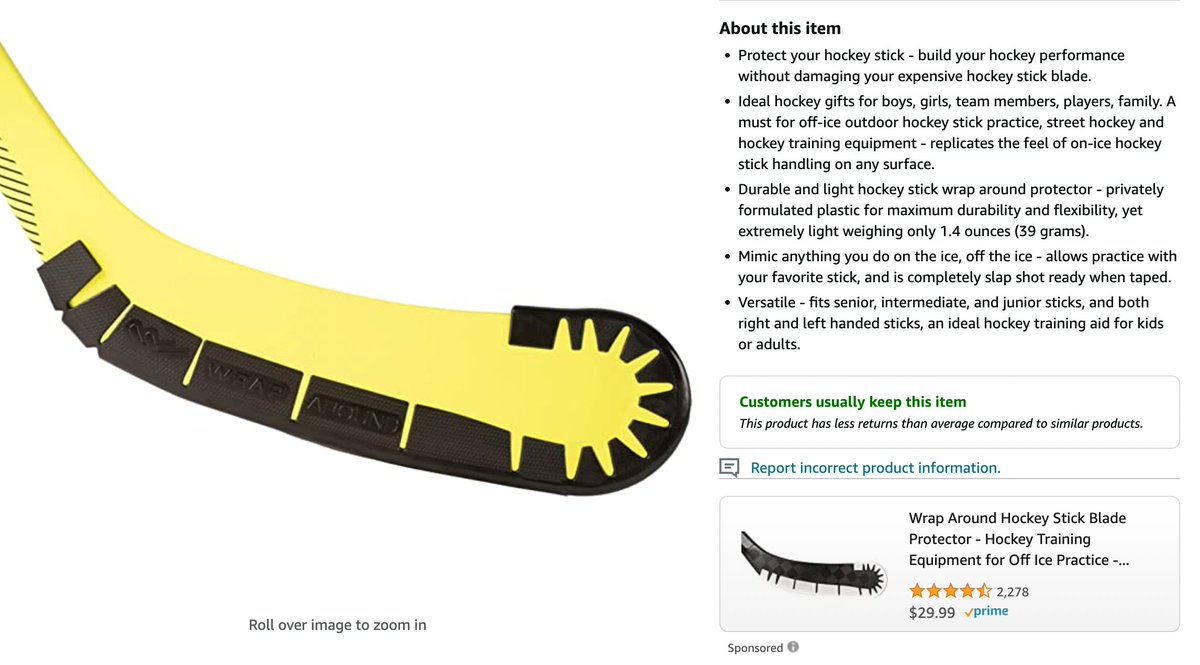 Hockey Wrap Around tweet media