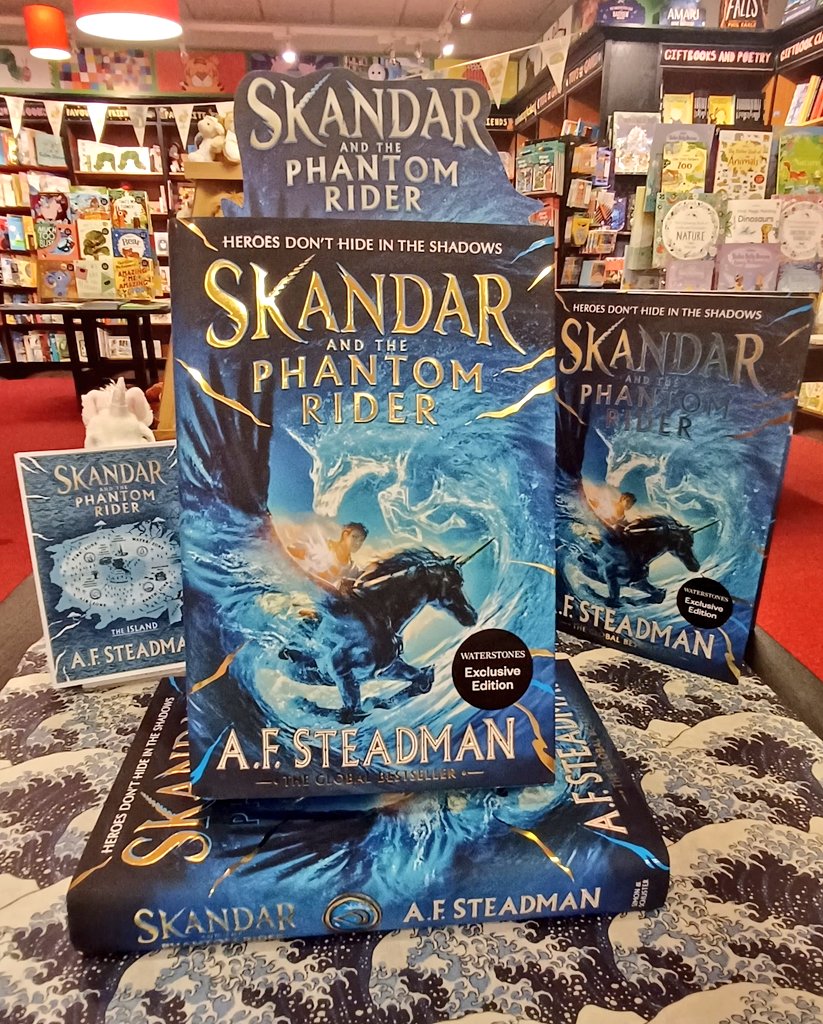 Skandar and the Phantom Rider is the spectacular sequel to our magical Children's Book of the Year! Grab your exclusive edition at Waterstones Woking today! 📚🌟🦄