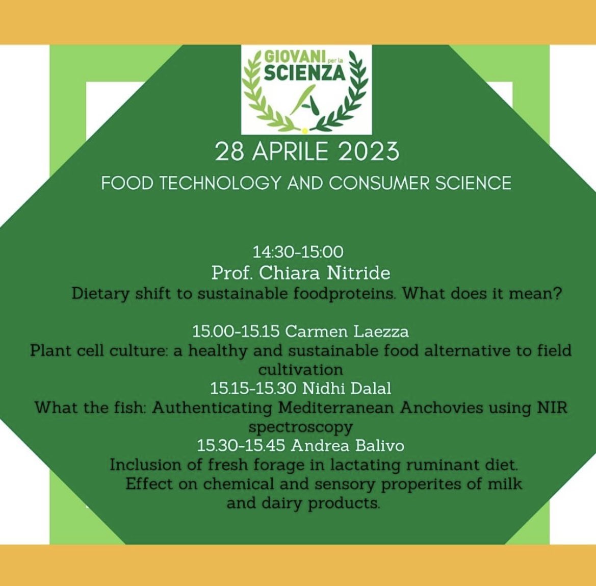 elleci21's tweet photo. What a pleasure today to share my research project with other scientists and try to network!
#science #seminar #scientifictalk #scientificresearch #plantbiotechnology #Agricultural #agriculture #researchers #scientits #talk https://t.co/60de3MGToG