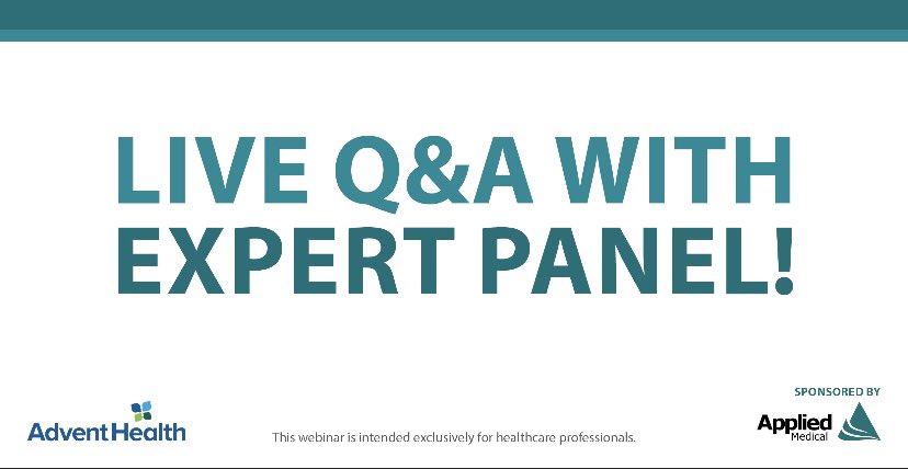 Join us next week for <a href="/AdventHealthMD/">AdventHealthMD</a>’s webinar, The Right Approach for the Left Colon, on 5/3 at 7:30 PM ET! Expert surgeons will discuss multiple surgical approaches for a wide-array of left-sided diseases and host a live Q&amp;A! <a href="/AdventHealthCFL/">AdventHealth Central Florida</a> 

tinyurl.com/yrkhhvhh