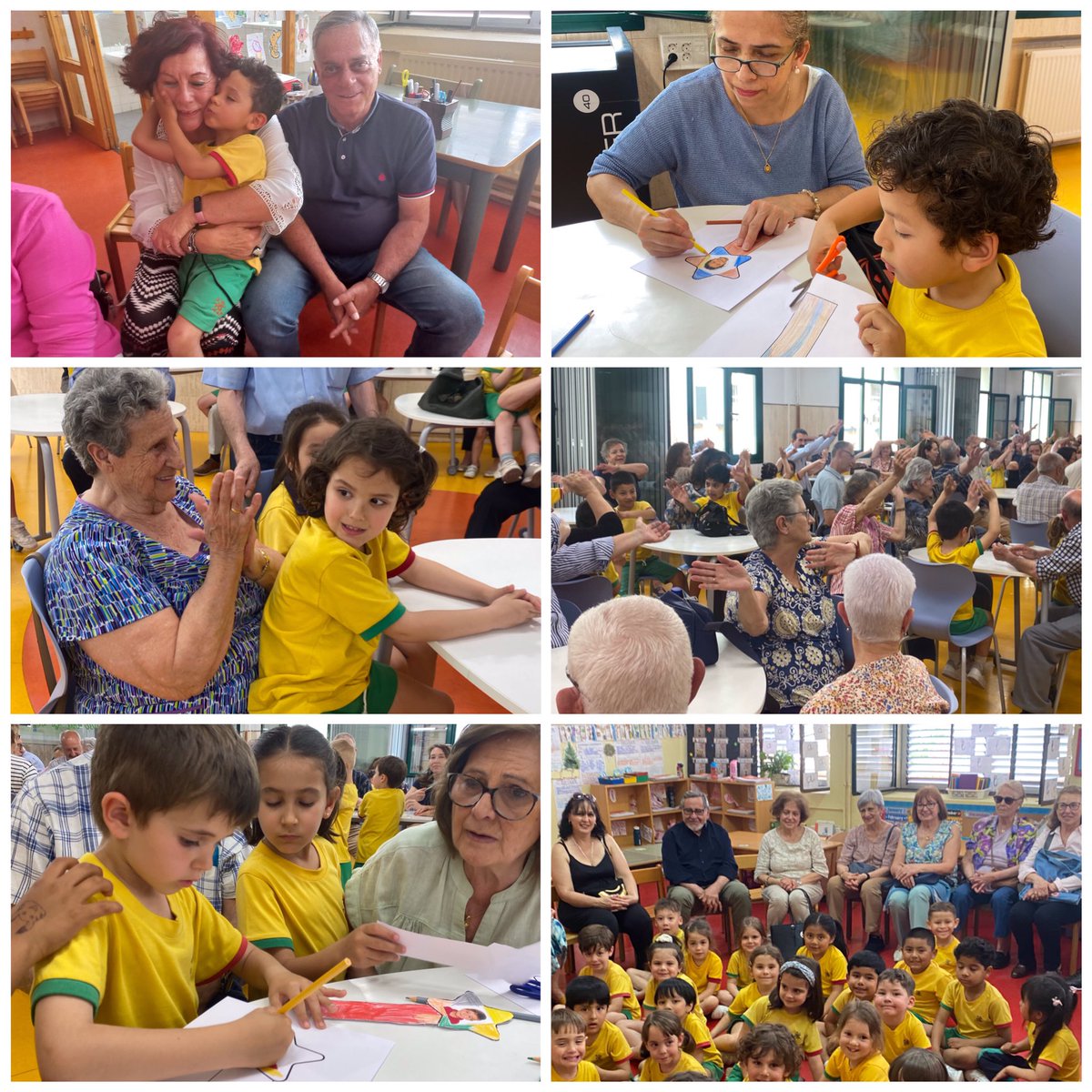 nazaretoporto's tweet photo. Hoy #Infantil cierra la #XXVSemanaDeLaFamilia con una tarde muy especial, nos han visitado los abuelos #AbuelosSoisMiEstrella No podíamos terminar esta semana de una forma mejor!!!! 👴👵 https://t.co/TalcplshKd