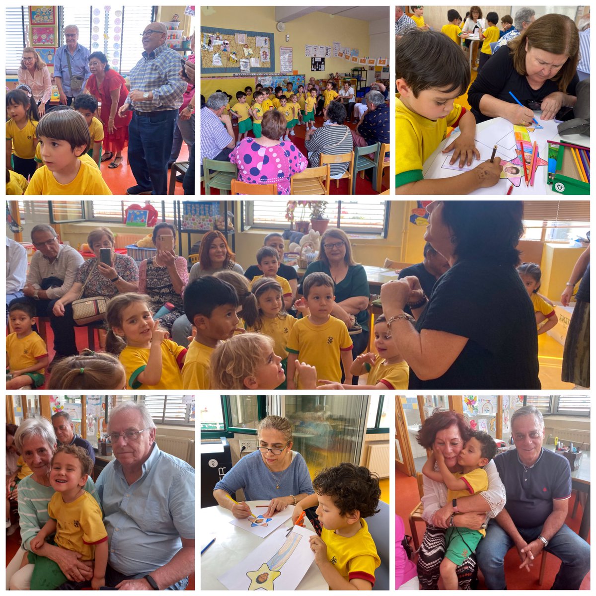 Hoy #Infantil cierra la #XXVSemanaDeLaFamilia con una tarde muy especial, nos han visitado los abuelos #AbuelosSoisMiEstrella No podíamos terminar esta semana de una forma mejor!!!! 👴👵
