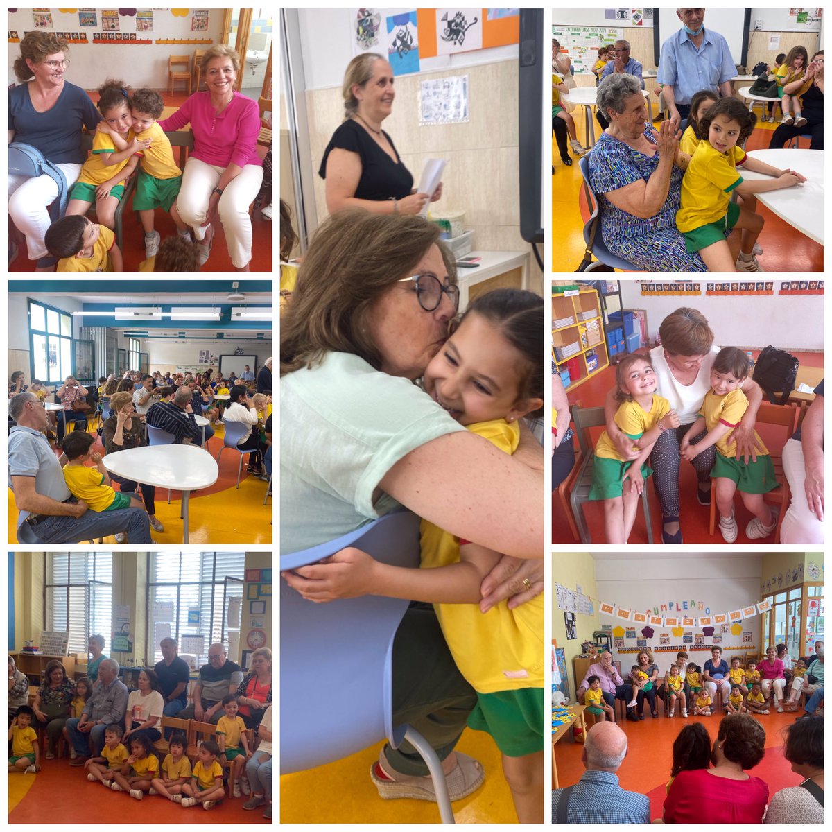 nazaretoporto's tweet photo. Hoy #Infantil cierra la #XXVSemanaDeLaFamilia con una tarde muy especial, nos han visitado los abuelos #AbuelosSoisMiEstrella No podíamos terminar esta semana de una forma mejor!!!! 👴👵 https://t.co/TalcplshKd