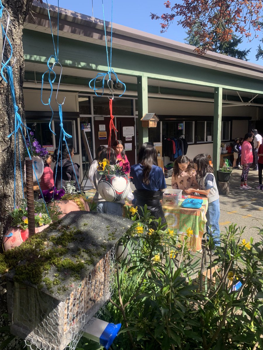 Have you ever seen kids so excited about buying plants? Our Eco-Fair is off to a very busy, and exciting, start!