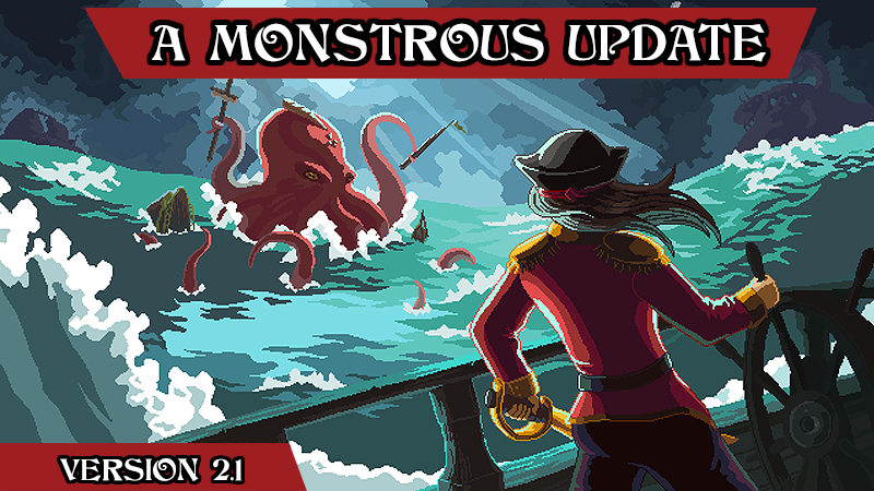 willwinngames's tweet photo. Version 2.1 of Plunder Panic is NOW AVAILABLE on all platforms! Including three new monstrous islands, island level hazards, single player campaign improvements, &amp; more! 

Download the FREE demo and play with your friends! 
#indiegame #indiedev https://t.co/9Y0TYjGB1L