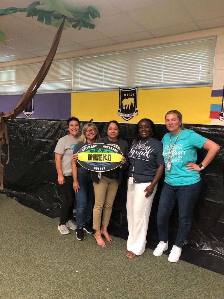 Keep an eye out for the Champion Black Bears as they prepare for a WILD Adventure for Teacher Appreciation Week! Also, GO IMBEKO as we maintain the lead! <a href="/ChampionElBears/">Champion Elementary</a>