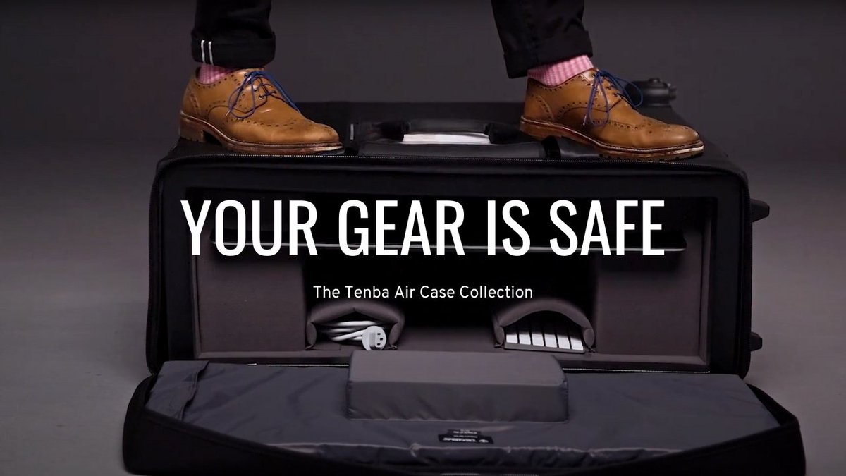 With over 30 sizes to choose from, the possibilities are nearly limitless! Tenba Air Cases are manufactured with a layered design that keeps the bag lightweight and your gear protected. #TenbaTough #AirCase