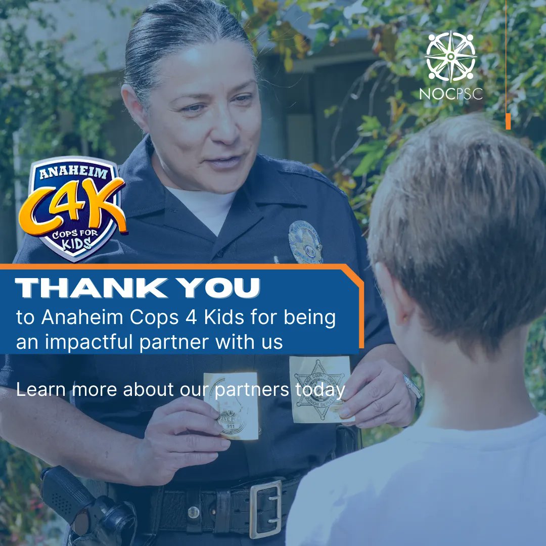 Anaheim Cops 4 Kids provides valuable programs to youth offering alternatives to gangs, drugs, and other criminal activity. The C4K program offers a variety of cultural, educational, and recreational activities for the youth of Anaheim. See our partners > buff.ly/3Rz3GYB
