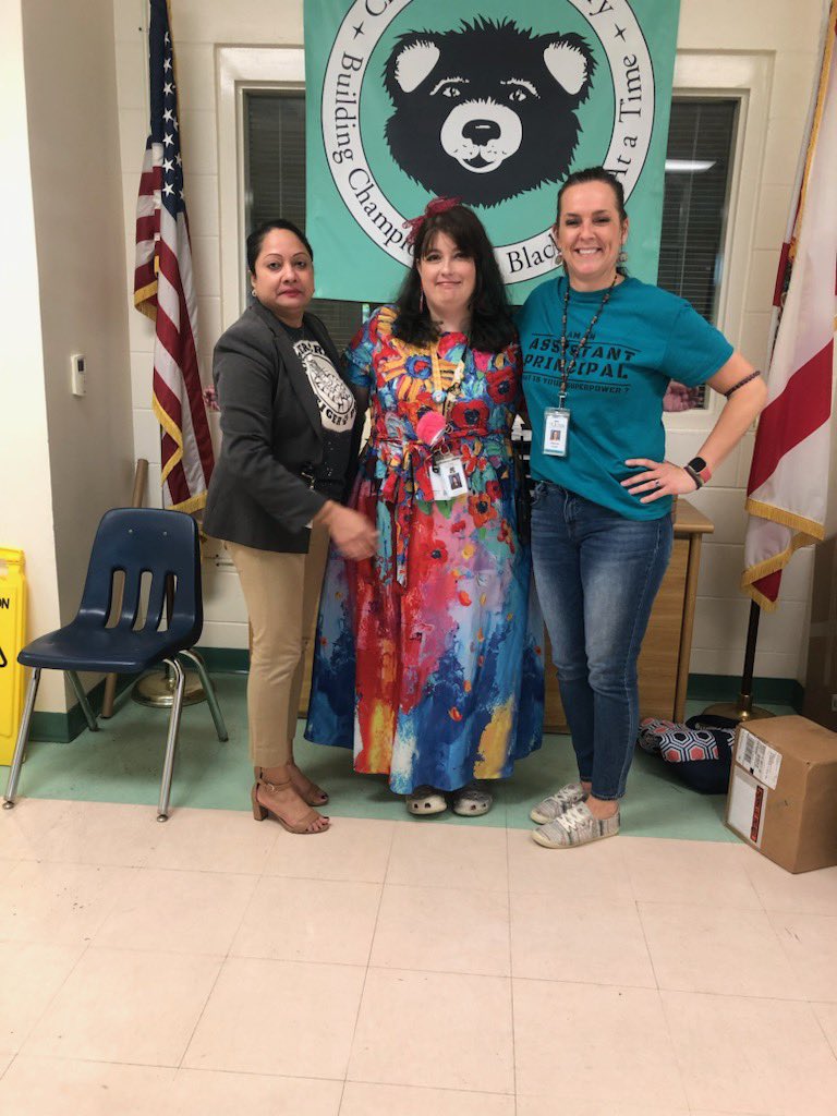 Celebrating our teacher of the year at <a href="/ChampionElBears/">Champion Elementary</a>, Ms. Warren. She is also the Inclusion teacher of the year! #VCSPROUD