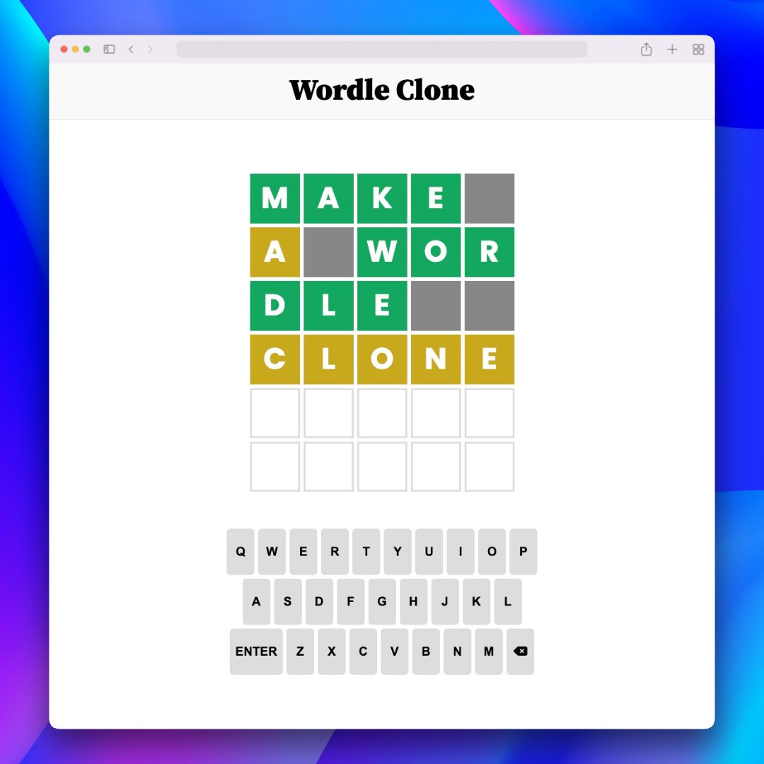 👀 Making a Wordle clone in Javascript is easier than you think! 🤓 Watch our new video to find out how 👇
youtube.com/watch?v=MoYswc…

#coding #javascript #asmr #asmrprogramming #asmrcoding #webdev #asmrwebdev #html #css #wordle #wordleclone