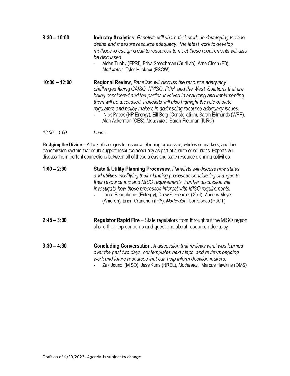 We are 3 weeks away from the OMS Resource Adequacy Summit 2.0! Registration is still available and will close next Friday, May 5th. Make sure you secure your spot to discuss one the industry's most important topics.

lnkd.in/gREddiRf