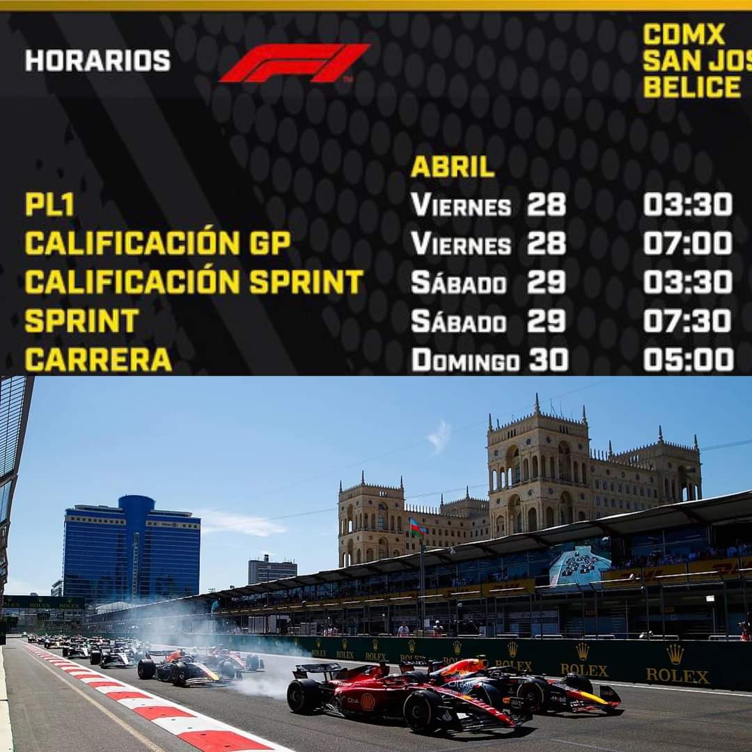 MikeJara's tweet photo. Habrá qué madrugar. #AzerbaijanGP https://t.co/aNuAzbS9Wb