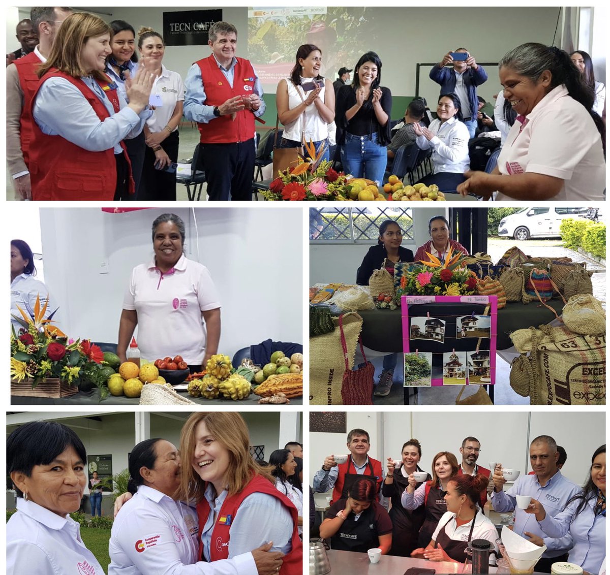 PiliCancela's tweet photo. #ODS5🟣 la labor de las mujeres caficultoras en #Colombia mejora la calidad de vida de su comunidad
☕️Gracias @ptitecnicafe, Fabiola Tombe y Eli Trujillo de Asociación Mujeres Caficultoras Cauca #AMUCC por crear lazos entre #cafe #mujeres #desarrollo y #paz con @CooperacionESP https://t.co/aRV4xNvEa3