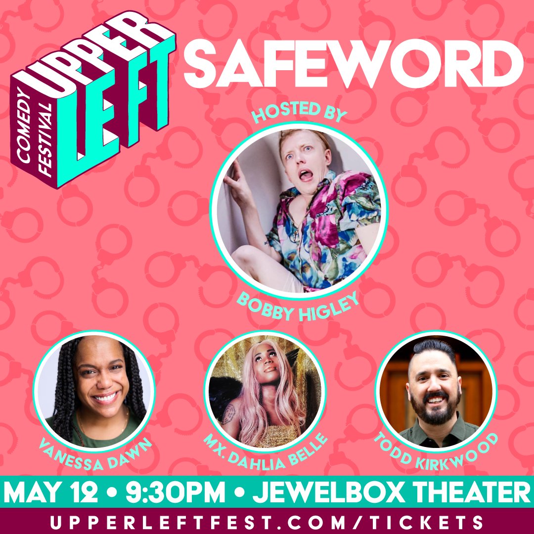 Ever wanted to see hilarious performers pushed to their limits with naughty challenges? Seattle's homegrown fetish comedy show, Safeword is for you! We demonstrate kinks on willing comics… during their sets. 
.
Get your tickets now! buff.ly/41NVgRV