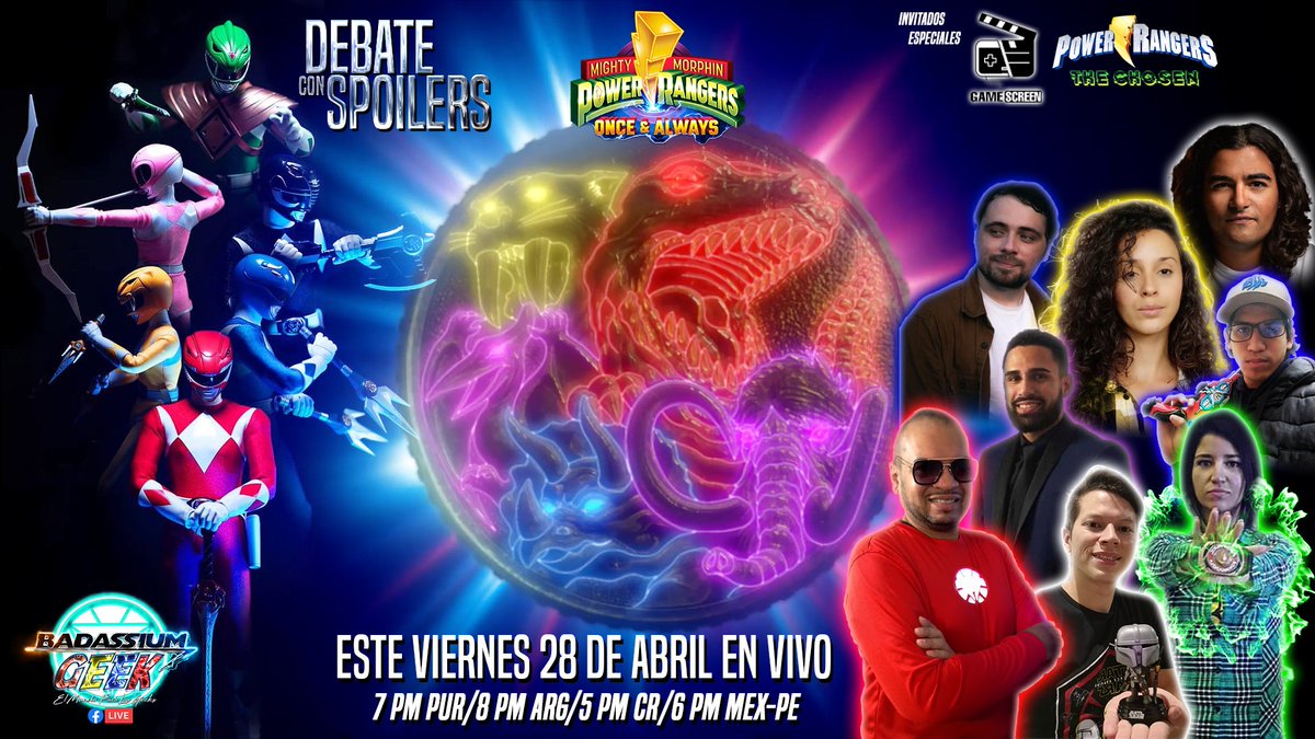 BadassiumG's tweet photo. CIERRE DE TEMPORADA en Badassium Geek

Debate con SPOILERS de MMPR Once &amp; Always
por Facebook Live https://t.co/Lio42F5KF6