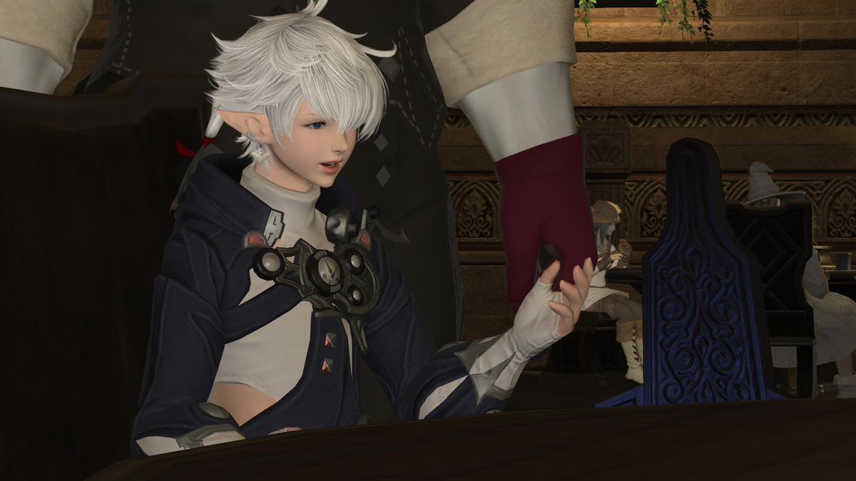 WHCDaily's tweet photo. The white hair character of the day is Alisaie Leveilleur from Final Fantasy XIV. https://t.co/c1fyWKQf6p