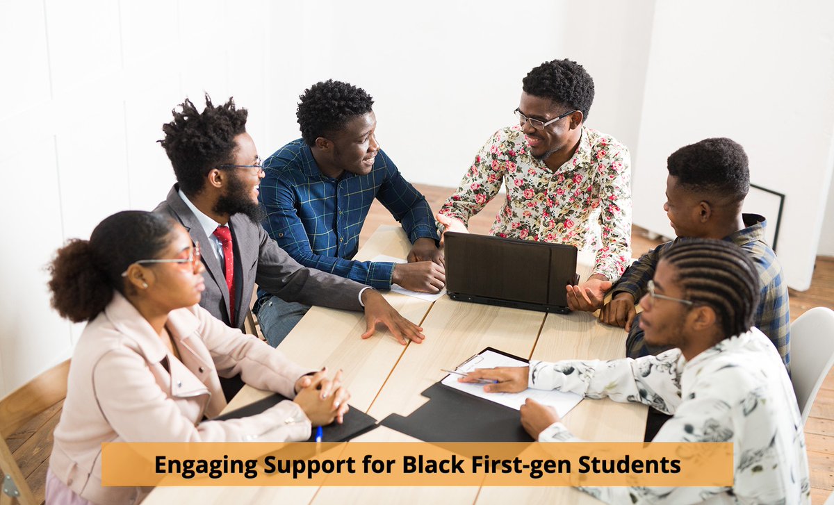 FirstgenForward's tweet image. New First-gen Resource: @DrCharmaineTroy authored the Engaging Support for Black First-generation Students, a resource guide to meet the needs of Black #Firstgen students by creating new models and approaches for faculty-student interaction. Read more at bit.ly/3ABvnZi