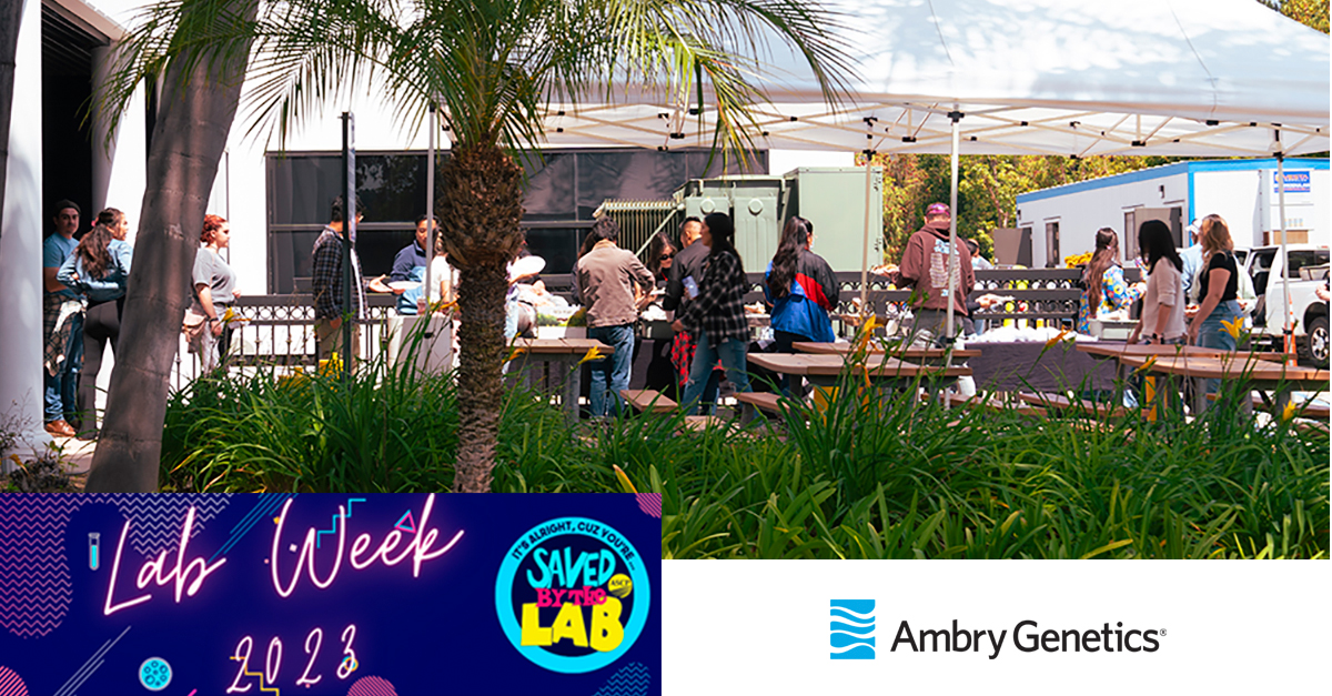 AmbryGenetics's tweet image. Ambry Genetics celebrated our laboratory professionals with a Back to the 90&apos;s lunch on Wednesday. The staff came together for BBQ and fun, including an ice cream truck and trivia session! We are one team with one mission. Thanks for all you do! #LaboratoryProfessionalsWeek