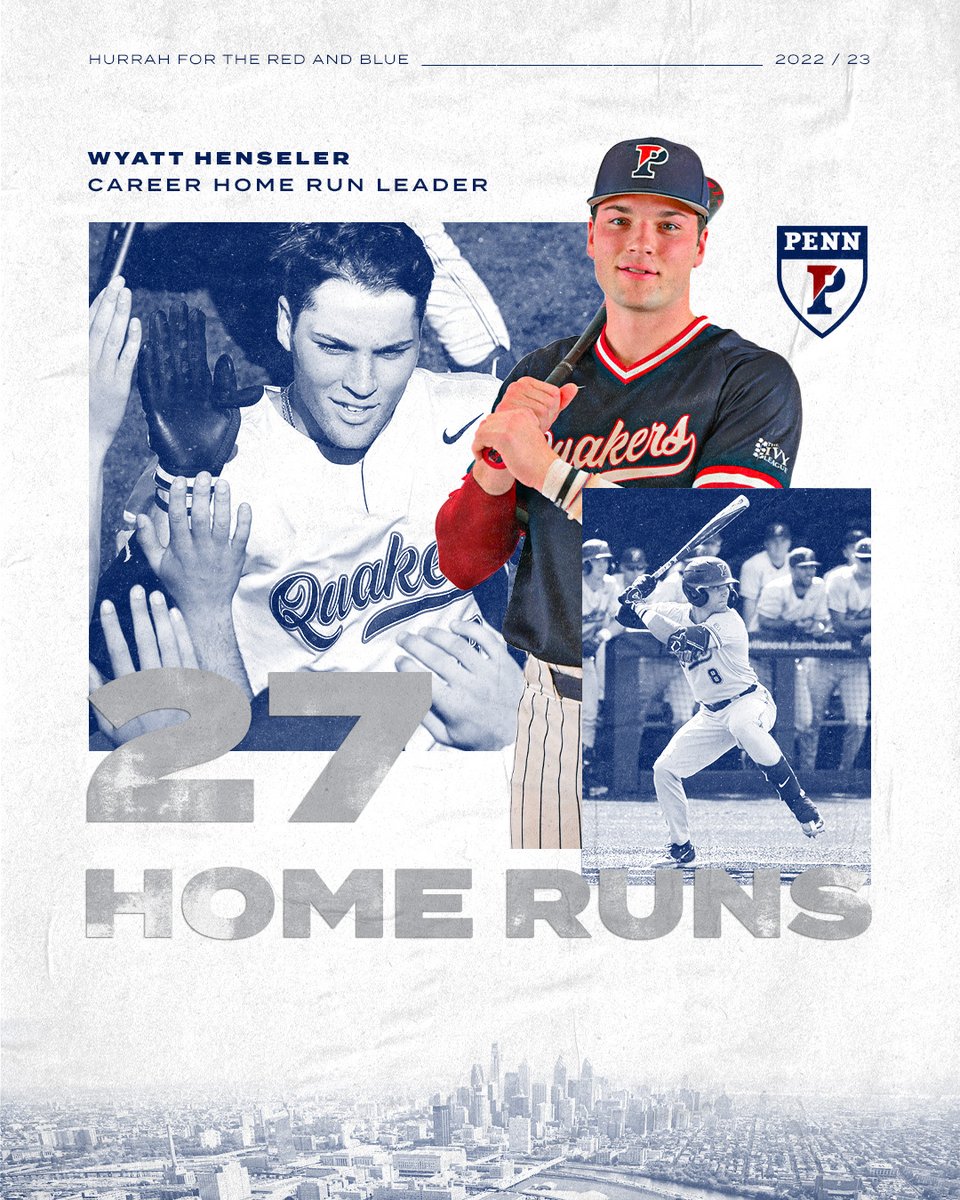 PennBaseball's tweet photo. HENSELER STANDS ALONE!

#QuakeShow https://t.co/vhkwK5U7Nv