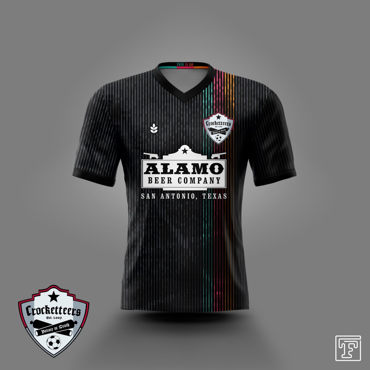 Crocketteers's tweet photo. Introducing the This Is SA 2023 Jersey. Brought to you by @olive_york and former Crocketteers member @TFConcepts_ . This jersey features an embroidered patch. Get yours pre-ordered today and delivered directly to your door! Don't miss out. Many sizes https://t.co/oCmZxXGK2l https://t.co/fpfTyLuAre
