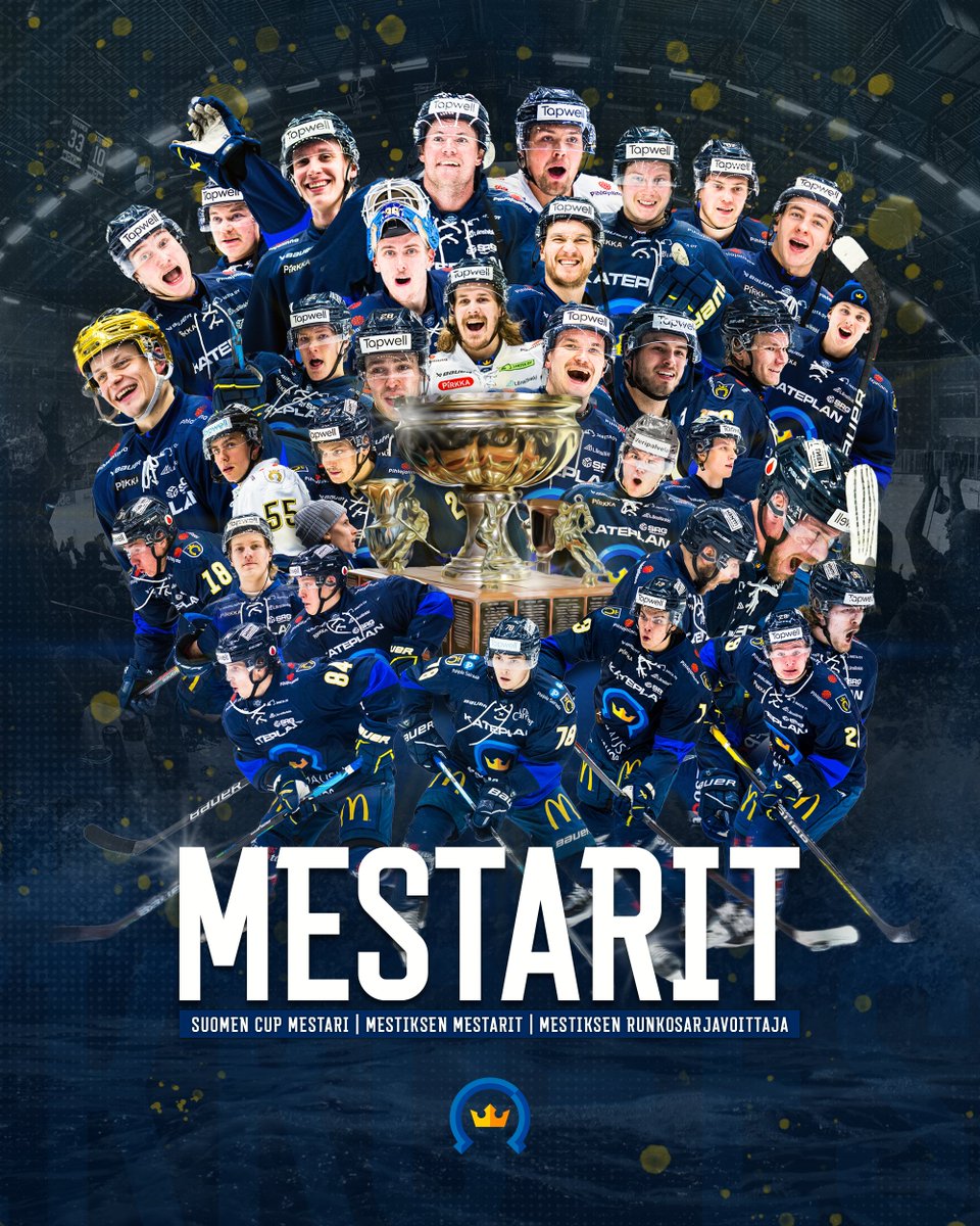 KiekkoEspoo's tweet photo. KIEKKO-ESPOO ON MESTIKSEN MESTARI! 🏆

#KiekkoEspoo #Kivikova #Mestis #EspooLiikkuu https://t.co/DaT0Ptvery