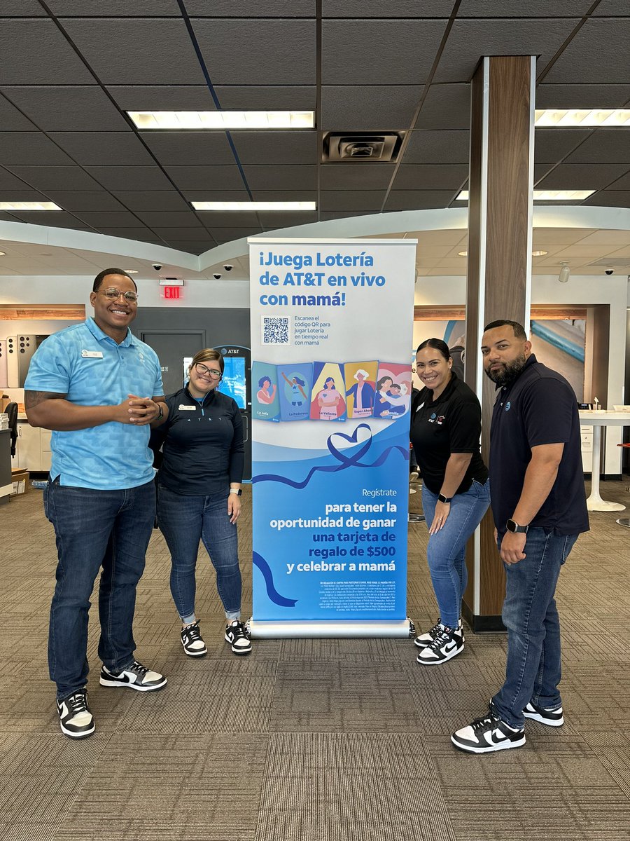 NicoleKHinojosa's tweet photo. We are ready to serve our super moms at North Tampa for Mother’s Day! Come visit us &amp; play Lotería for your chance to win $500! #mothersday2023 #lifeAtATT #FreshkicksFriday #PandaPandaPanda 🐼 @One_FLA @shawni777 @MannyBerrios2 @DavidWhiteGlobe @OneflaC @Eman_Conexion https://t.co/AHTb3UauhT