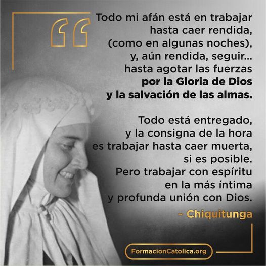 fcatolicapy's tweet photo. #SantoDelDía | Hoy, 28 de abril, recordamos a la entusiasta «Chiquitunga», la primera Beata paraguaya, quien nos ha dejado un ejemplar modelo de vida y su ardiente amor a Jesucristo.

➡️ Lea el Artículo: Chiquitunga: El bello jazmín del Paraguay
https://t.co/DCHkIvUs3Z https://t.co/iSuEtItehi