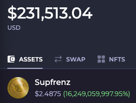HELDiWanKenHODL's tweet photo. ๐๐ $FRENZ to $2 ๐โ
@Frenzland_ #NFA #DYOR #DONOTBUY #HFTFun #THISISAJOKE #ShittyHumor #LFGROWBB #LowCap #MuchFuture #NoValue #LetsBeFrenz #PumpItUp https://t.co/aWHeGR6a0A