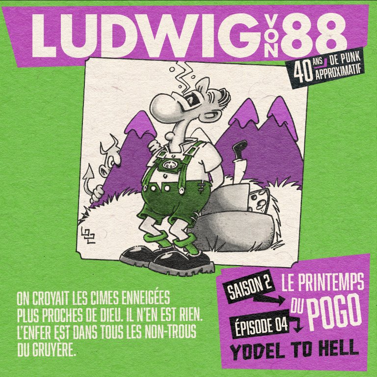 Cette semaine, c'est la fête du Yodel. Gruyère et cimes enneigées, nous voilà !
2023.lv88.fr
alterk.lnk.to/yodeltohell