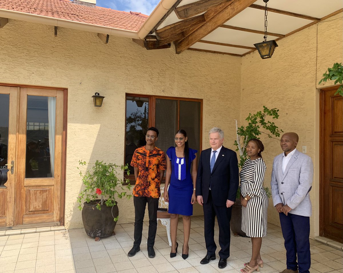Memorable state visit of President <a href="/niinisto/">Sauli Niinistö</a> to Namibia! As 🇫🇮&amp;🇳🇦 celebrated more than 150 years of ties and the broad spectrum of current cooperation the future looks bright as a new generation carries the torch forward!  <a href="/hagegeingob/">Dr Hage G. Geingob</a> <a href="/namibia_mfa/">Namibia Foreign Ministry</a>