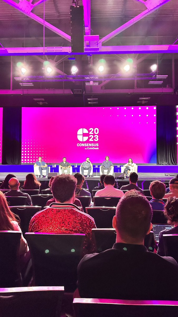 WRSTcollabs's tweet photo. Thought leaders and fruitful ideas at @consensus2023 @CoinDesk #Web3
#industry #defi #bizdev #wrstcollabs #irl #realworldtokens https://t.co/8csVKa839b