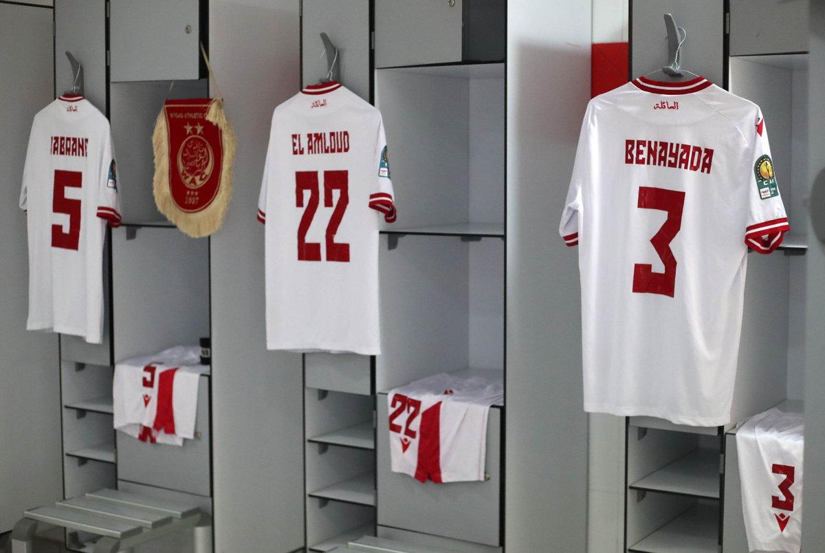 CAFCLCC's tweet photo. Dressing rooms look good ahead of the clash. 👕

#TotalEnergiesCAFCL | #WACSSC https://t.co/1zJFODtYB6