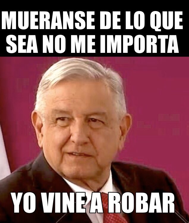 ChairosY's tweet photo. Hilo.
Intentar desaparecer al @INAImexico es, en si mismo y aunque no lo logre, porque lo va a perder en las cortes, un atentado contra nuestro derecho a la información.
Y sólo existe una razón para hacerlo:
¡¡Para seguirnos ASALTANDO!! ahora, sin que nadie se dé cuenta.
¿Se imaginan si algún otro presidente se hubiera atrevido a intentarlo (Zedillo, Fox, Calderón o Peña)?.
¡La que habrían armado éstos mismos marranos, para crucificar a un ladrón, que confiesa sus verdaderas intenciones al buscarlo!
Hay que decirlo como es, el autócrata #RicoMcGato, es un descarado asaltante que está dispuesto a todo, con tal de ocultar sus crimenes y sus atracos.
Con ésta simple acción de hoy, el Empeorador, se desnuda en público, enseñando sus patéticas miserias y presumiéndolas.
El "Humanista", aplasta nuestros derechos.
El "Honesto", se descara como un vulgar carterista, dispuesto a todo para no acabar tras las rejas, donde ya debería estar. Su falsa etiqueta autoimpuesta de "Honestidad", queda destrozada por el lodo de su perversidad.
El lidercito que juraba tener "Juerza Moral", la deja convertida en trapo sucio con manchas indelebles de excremento venenoso.
El que combatía la "Corrucsión" sólo se desvela ante todos, como el principal beneficiario de ella y el primer interesado en que no se sepan más asuntos como #ASALTAMEX, digo, #Segalmex que ya es más del doble de la Estafa Maestra, la que lo catapultó a la silla del Águila, donde jamás debió sentarse.
El que "Barría las escaleras de arriba para abajo", intenta destruír la escalera entera, para que nadie vea que no la limpió, robándose la escoba, el trapeador y hasta la cubeta, sin olvidarse de las cámaras y la grabación en la caseta.
Estamos asistiendo a un asalto, que sigue en curso.
Y para que se den una idea de la magnitud del mismo, les recuerdo que ha administrado ya, el presupuesto federal de CINCO ejercicios, (2019, 2020, 2021, 2022 y 2023) por un monto superior a ¡¡1.7 Trillones de dólares!!
(Con T de Tómala, campeón).
Es una cantidad inenarrable, que ha derrochado, mal administrado y adjudicado a socios, amigos y compadres mediante múltiples estratagemas legaloides e  infinidad de moches estratosféricos (He escuchado niveles desde 30 al 50% de los totales) que, obviamente, serán eventualmente descifradas con el acceso a la información que hoy, pretende bloquear.
No tenemos de otra.
Se defiende al @INAImexico
de la misma manera que defendimos al @INEMexico de los constantes ataques del subdictador bananero, hoy ya, asaltante confeso.
#ElINAINoSeToca
