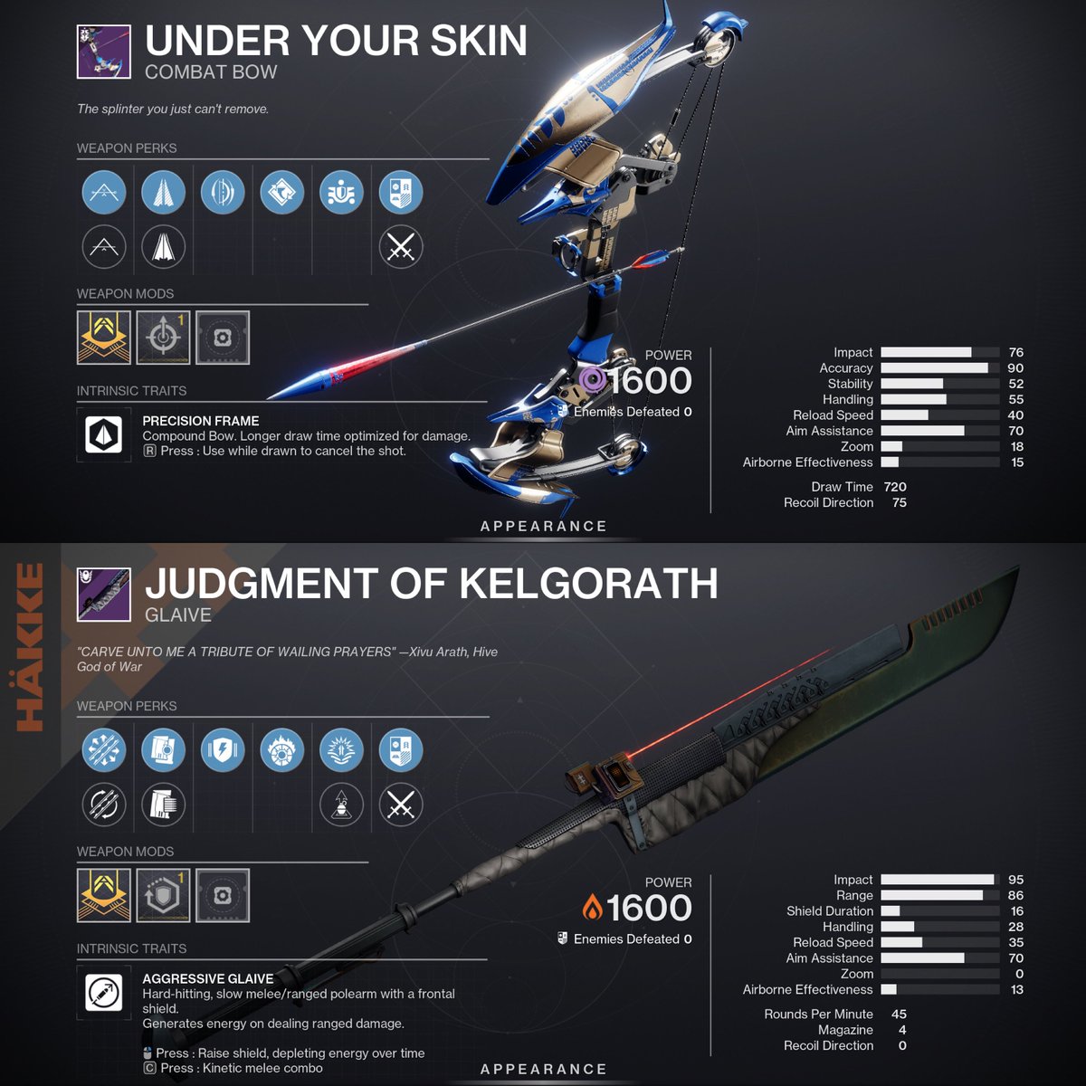Destiny Director on Twitter "Xûr’s Loot 🟣 Armor Escalation Protocol