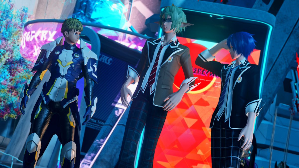 Atsurubi's tweet photo. The "Upperclassmen" featuring @DauraPso2 Casra
#PSO2NGS #PSO2GLOBAL #PSO2_NPC #RappyMail #Casra #KAITO https://t.co/cYhnbdOaUa