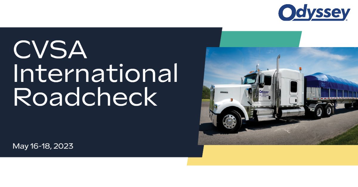Odyssey Logistics on Twitter "This year's CVSA International Roadcheck