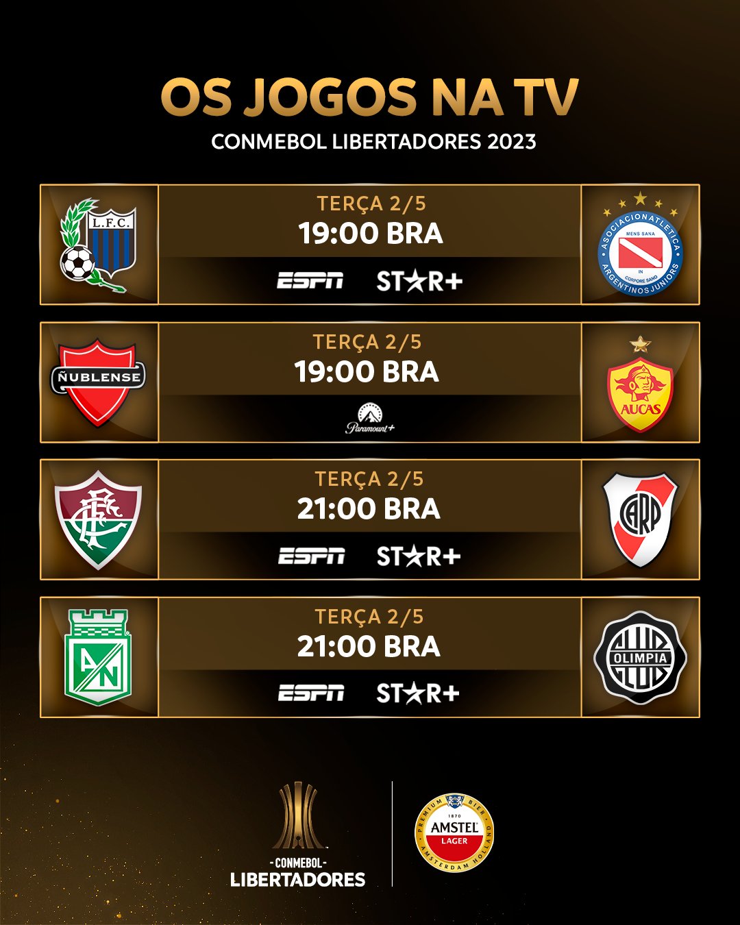 Saiba onde assistir os jogos da 3ª rodada da Libertadores - Gazeta Esportiva