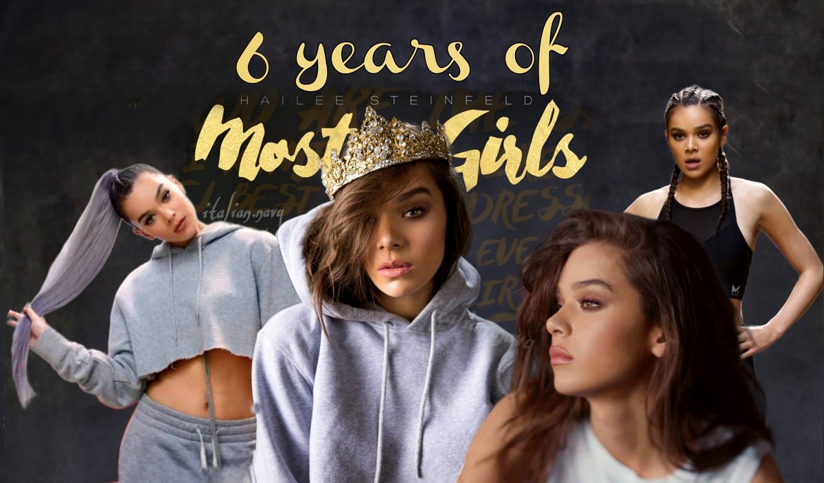 NavyItalian's tweet photo. Happy 6 years of #MostGirls 😍👑✨
#HaileeSteinfeld https://t.co/uPX9c45uC4