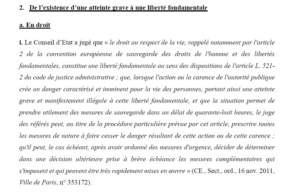 A_N_Supporters's tweet photo. @prefpolice @FFF Nous venons de saisir le tribunal administratif d'une requête de référé-liberté. https://t.co/D1YBw3tSEw