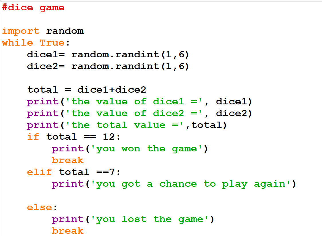 codewdpy's tweet photo. DAY 12,  So I decided to start the 100 days of coding challenge. Today is my third day, I was able to come out with this code.    #100daysofcoding #100daysofcodechallenge #100daysofcodepython #DAY12 #28thApril #pythonprogramming https://t.co/5goghlb6VY