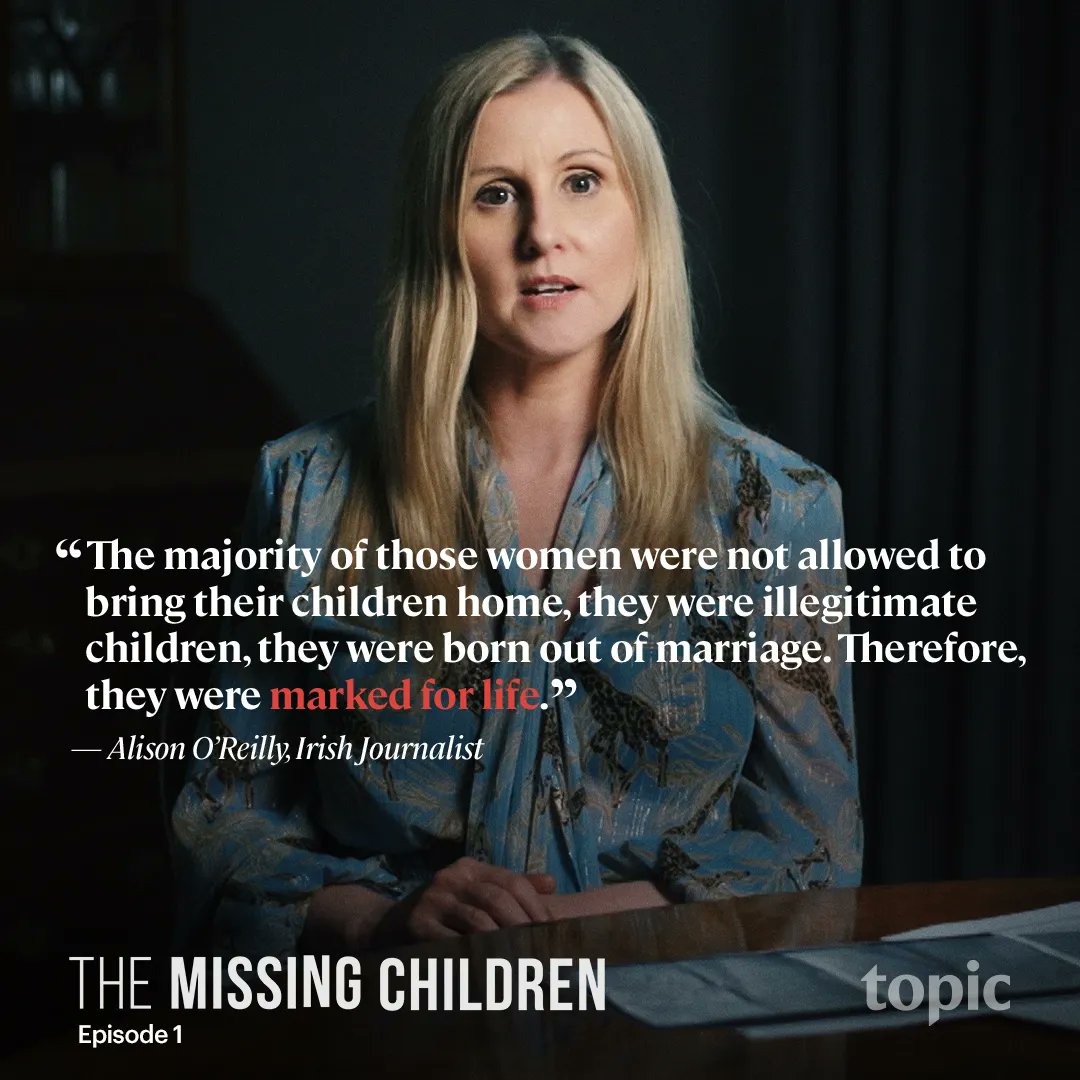 topicstories's tweet photo. An extraordinary true crime story that exposes the Catholic Church’s involvement in the trafficking, neglect and suspicious deaths of babies born to unwed mothers. 

The Missing Children l Watch now on Topic: https://t.co/5axX1KatWP https://t.co/dEOieGJxX2