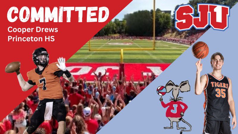 Cooper Drews (@cooperdrews) on Twitter photo I am excited to announce my commitment to Saint John’s to further my academic and athletic careers. Thank you to everybody who has helped me during this process! <a href="/SJUFootball/">Johnnie Football</a> <a href="/SJU_Basketball/">SJU Basketball</a> I am excited to announce my commitment to Saint John’s to further my academic and athletic careers. Thank you to everybody who has helped me during this process! <a href="/SJUFootball/">Johnnie Football</a> <a href="/SJU_Basketball/">SJU Basketball</a>
