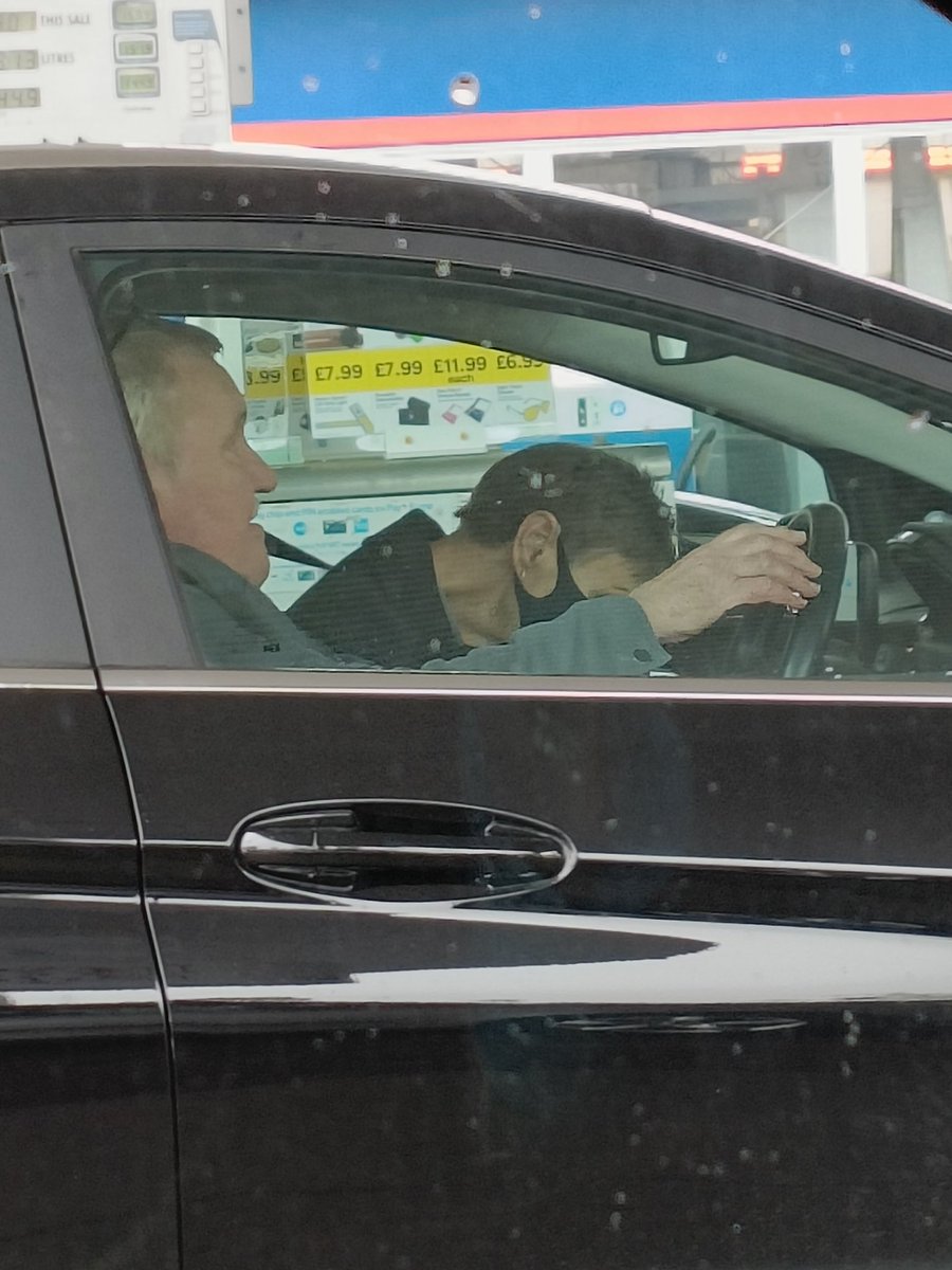 novaxgirl's tweet image. This woman was literally just sitting in the car alone.  Kept her mask on throughout. Her husband returns and she keeps it on! Please don't tell me they do this in the house! #convid #masks