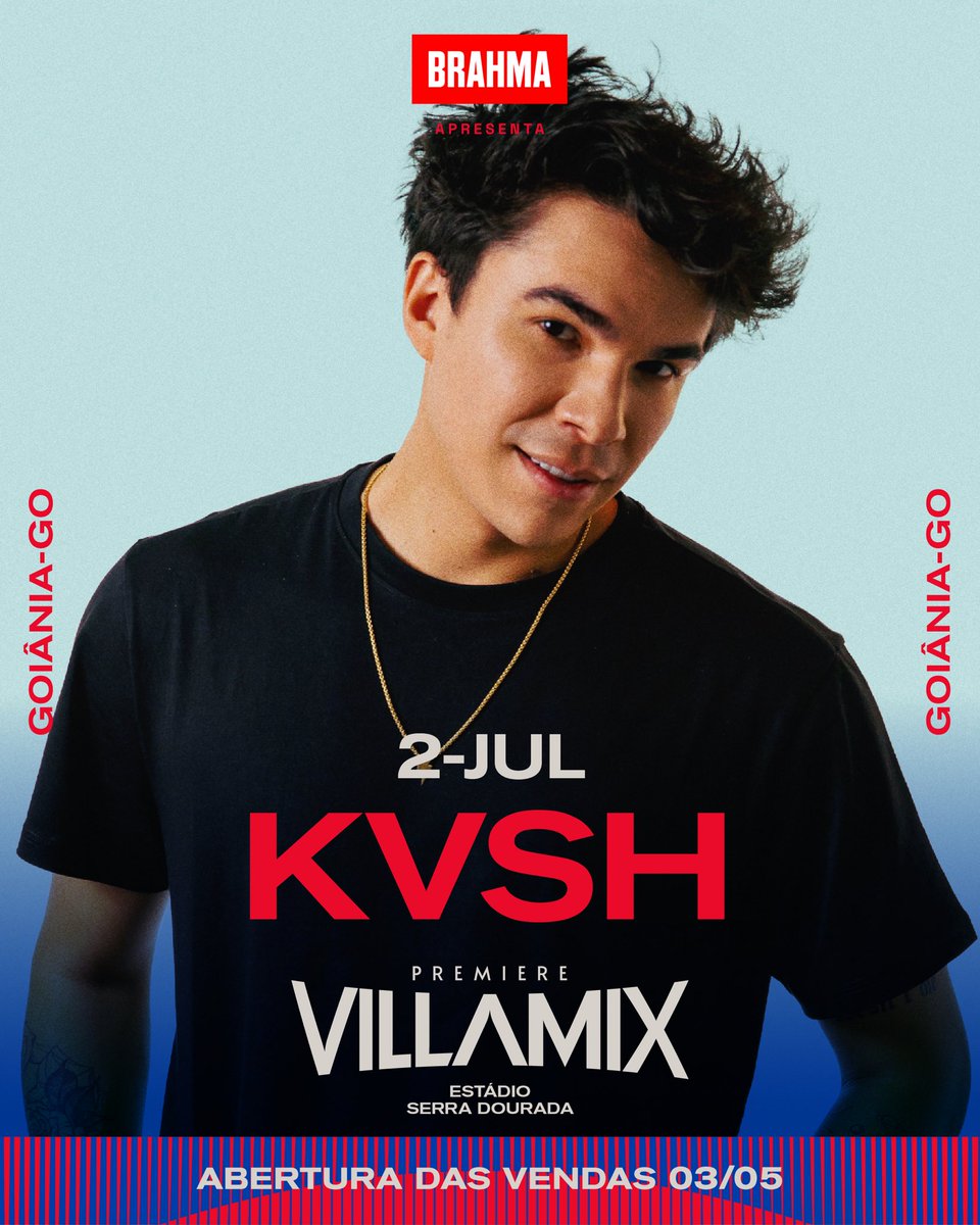 O calor do som do <a href="/kvshmusic/">É KUSH QUE FALA</a> vai colocar geral pra dançar! 🕺💥 E aí, bora pro front?

🎟️ Vendas abertas no dia 03/05 ao meio-dia.
#PremiereVillaMix #VillaMix