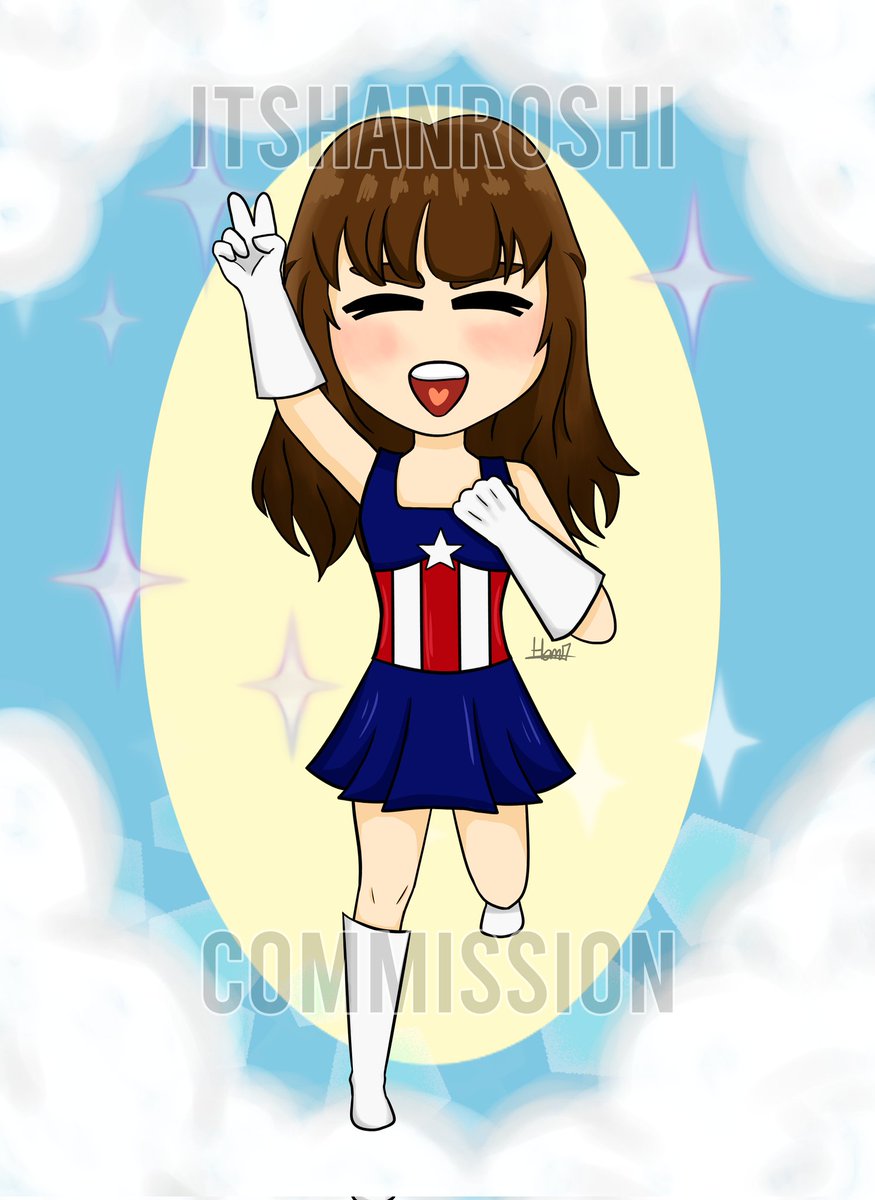 itshanroshi's tweet photo. commission for a friend of wjsn chocome's soob with the hero outfit 💘💘

#박수빈 #SOOBIN #우주소녀 #WJSN #쪼꼬미 #CHOCOME #SUPERYUPPERS https://t.co/w7RueghscR