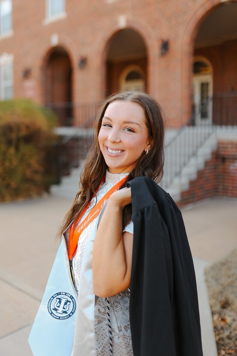 As graduation approaches, we are excited to show off our outstanding undergraduate research assistant, Claire Krisman, as this week’s #FeatureFriday 🔔 

Claire is from Tulsa, OK and has spent the past 4 years in Stillwater working towards her undergraduate Psychology degree,