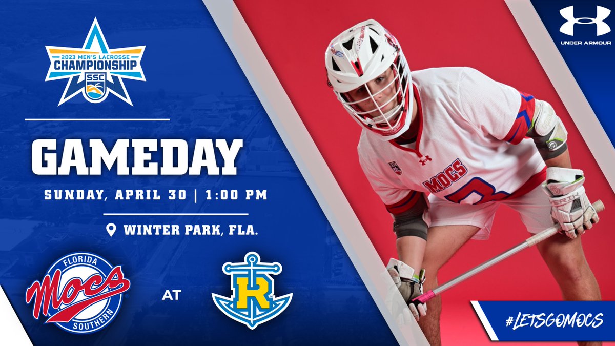 CHAMPIONSHIP GAME DAY!!! #16 @FSC_MLAX travels to #3 Rollins for the 2023 @D2SSC Championship! 🆚 #3 Rollins 🕐 1:00 PM 📊fscmocs.com/stats 📺 fscmocs.com/live 📸 #3 Jacob Czyz #LetsGoMocs