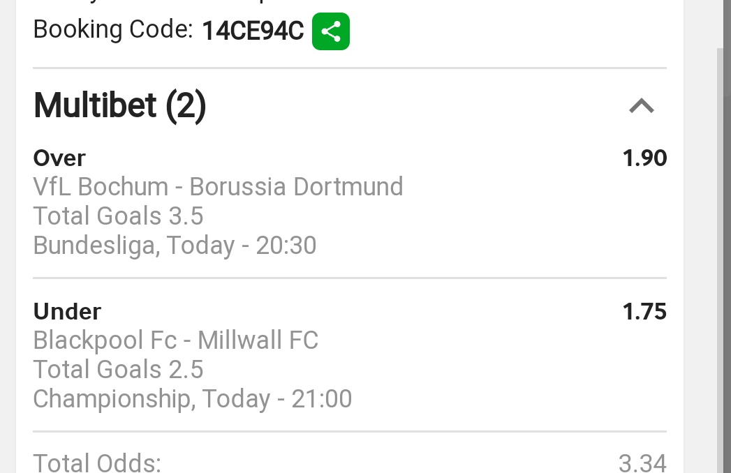Eddycee_265's tweet photo. 14CE94C betway,,, 3.34 odds.. https://t.co/3yTOMm1mDR