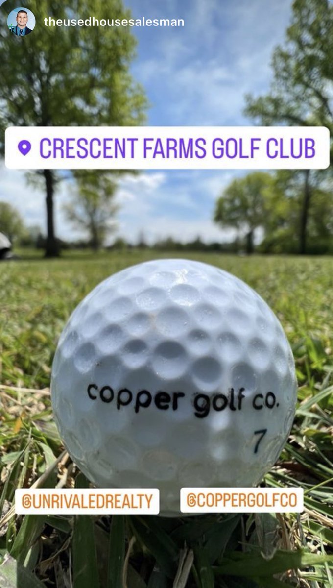 CopperGolfCo's tweet photo. Thanks for the pic Brad! https://t.co/9YBiew1niR