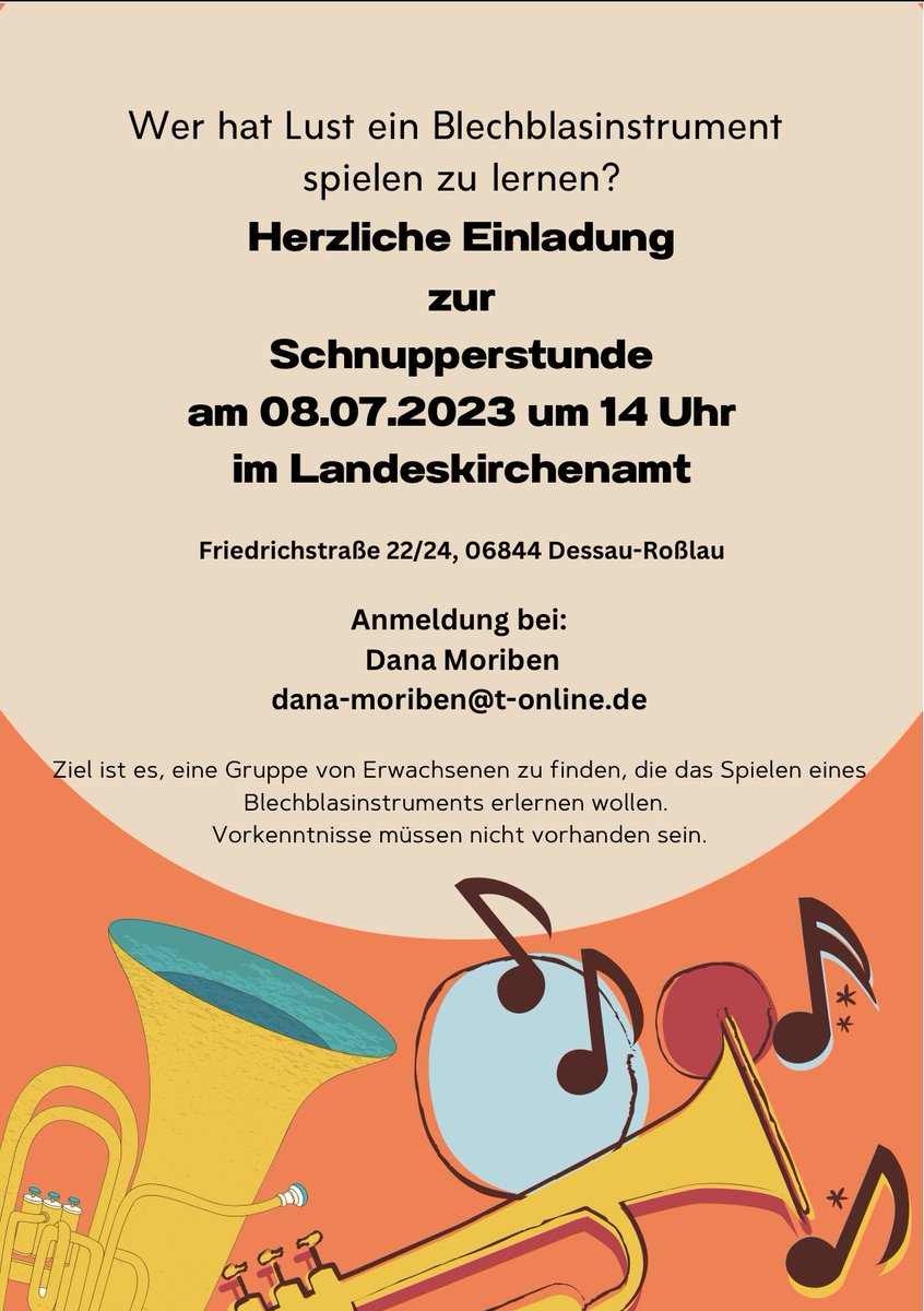 Auch Erwachsene können in unseren Posaunenchören oder beim Posaunenwerk jederzeit ein Blechblasinstrument erlernen.

Fühlen Sie sich herzlich eingeladen! Der nächste Kurs startet am 8.7.2023.
